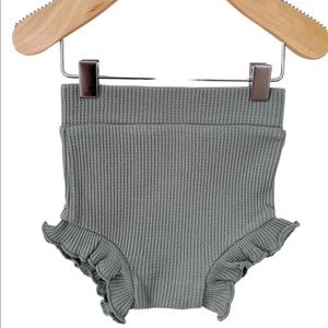 SpearmintLOVE Organic Waffle Ruffle Bloomer